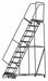 Lockstep Rolling Ladder Steel 110 In.H