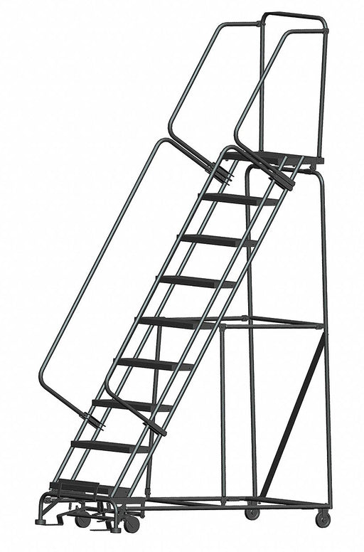 Lockstep Rolling Ladder Steel 90 In.H