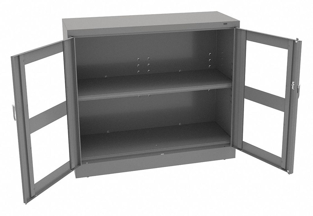 E4501 Storage Cabinet 42 x48 x18 MdGry 2Shlv