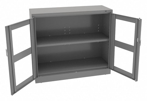 E4501 Storage Cabinet 42 x48 x18 MdGry 2Shlv