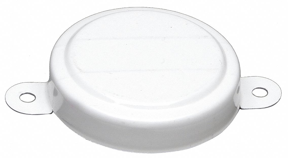 Capseal White Round Steel Drums PK10