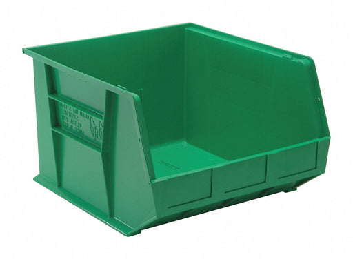 F0611 HangandStackBin 18inL 16.5inW Plastic