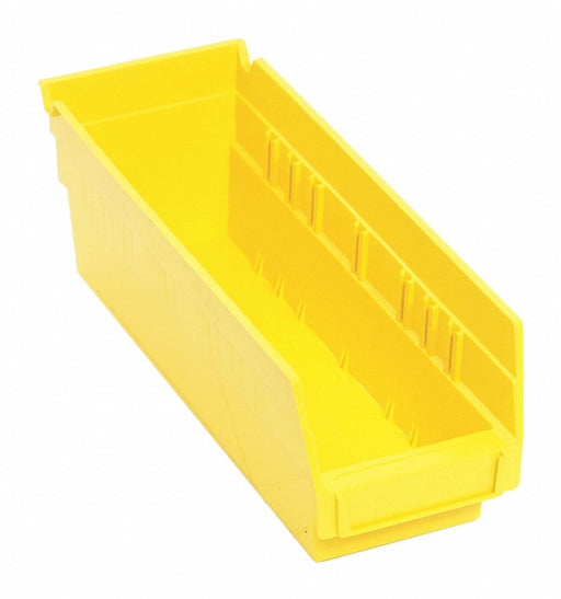 F0613 ShelfBin 11.625inL 4.125inW Plastic