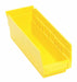 F0613 ShelfBin 11.625inL 4.125inW Plastic