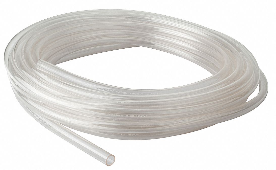 Tubing Clear 1/2 in Inside Dia 50 ft.