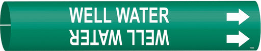 Pipe Marker Well Water 13/16in H 4/5in W