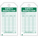 Tag Green/White 5-3/4inH 3inW PK10