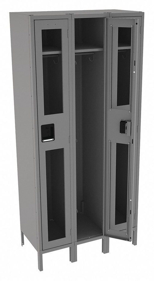 Wrdrb Lckr 1x3Lckr Gray 78 x36 x18 Assm