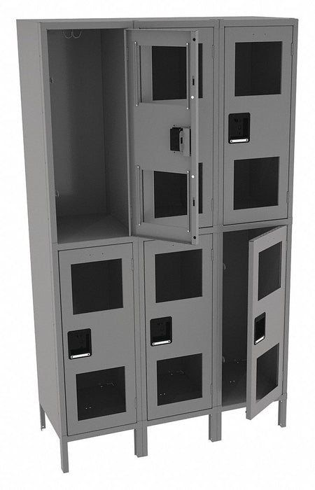 Wrdrb Lckr 2x3Lckr Gray 78 x45 x18 Assm