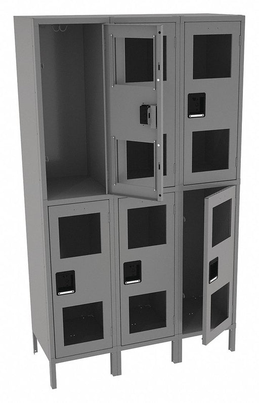 Wrdrb Lckr 2x3Lckr Gray 78 x45 x18 Assm