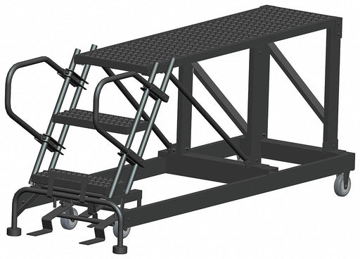 Roll Work Platform Steel Single 30 In.H