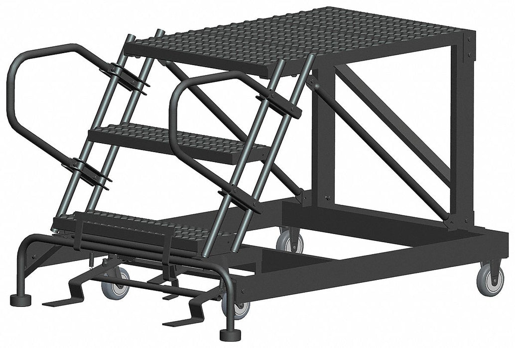 Roll Work Platform Steel Single 30 In.H