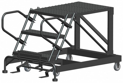 Roll Work Platform Steel Single 30 In.H