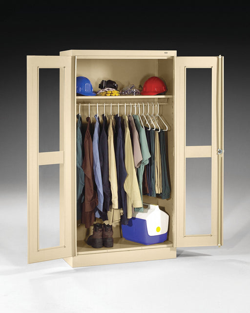 E4482 Storage Cabinet 78 x36 x24 Sand 1Shlv