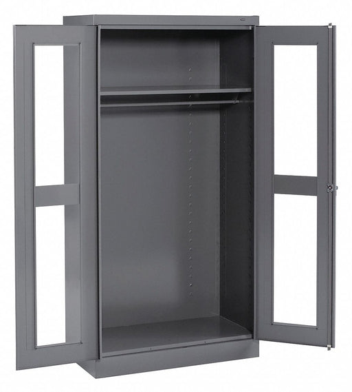 E4476 Storage Cabinet 72 x36 x18 MdGry 1Shlv