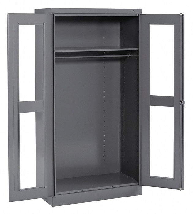 E4476 Storage Cabinet 72 x36 x18 MdGry 1Shlv