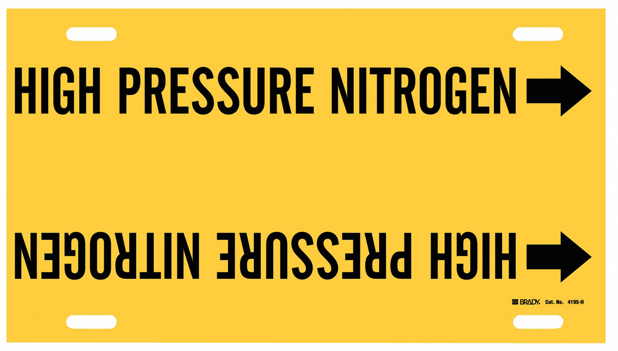 Pipe Markr High Pressure Nitrogen 10in H
