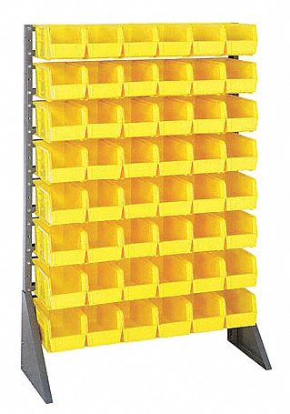 E1532 BinRailFlrRck 15inx54inx36in LdCp 37 lb