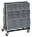 Bin Storage Rack Powder Coated 28 in