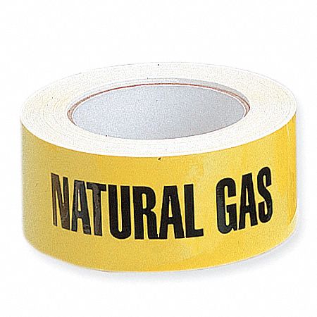 Pipe Marker Natural Gas 2 in W
