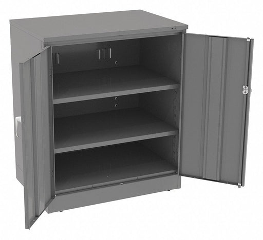 Storage Cabinet 42 x36 x24 MdGry 2Shlv