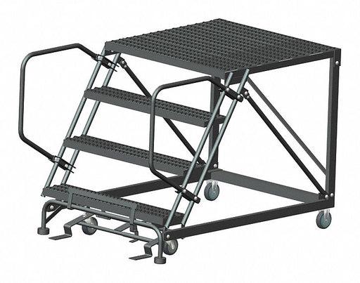 Roll Work Platform Steel Single 40 In.H