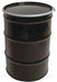 Transport Drum Steel 34.25 in H Black