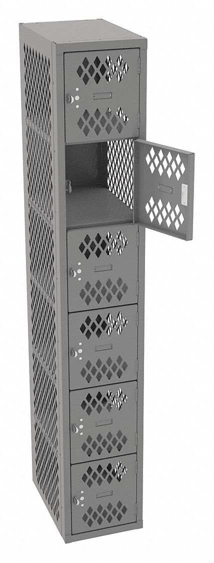 Bx Lckr 6x1Lckr Gray 72 x12 x18 Assm