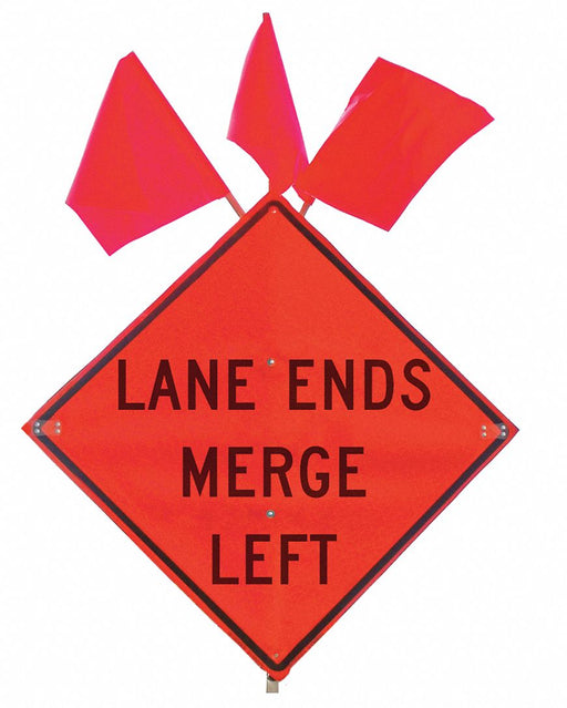Traffic Sign 36 in x 36 in Orange
