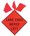 Traffic Sign 36 in x 36 in Orange