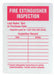InspectionLabel Red/Silver Aluminum PK25