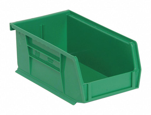 F0599 Hang and Stack Bin Green PP 3 in