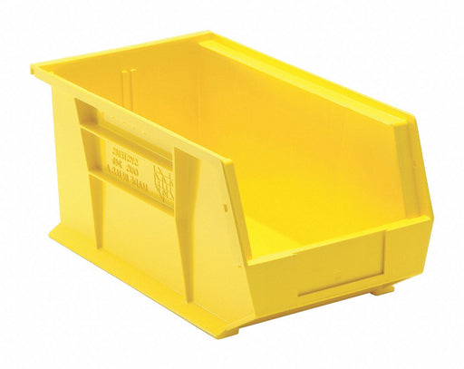 F0605 Hang and Stack Bin Yellow PP 7 in