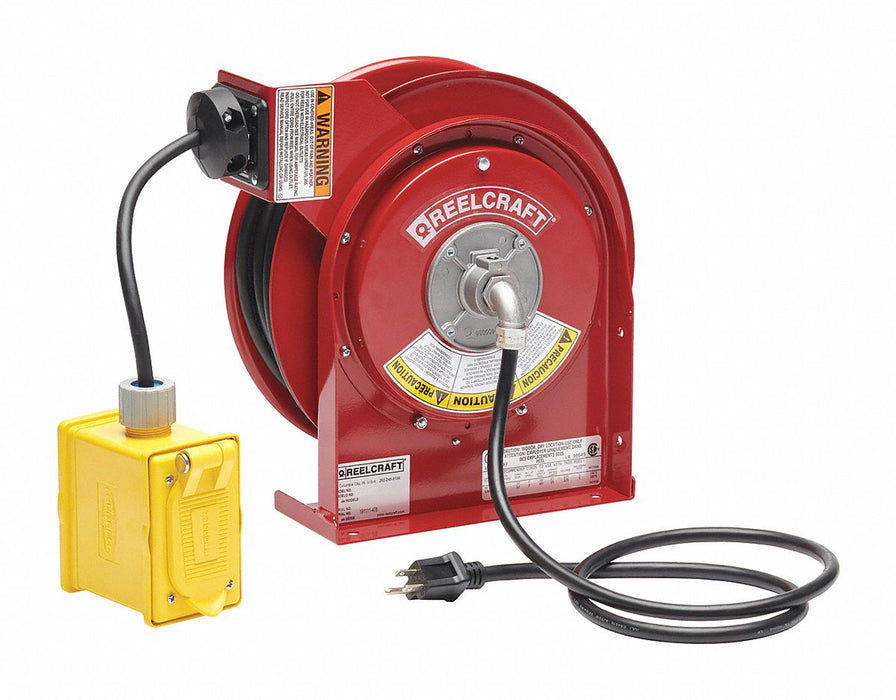 Extension Cord Reel Red 45 ft 12 AWG