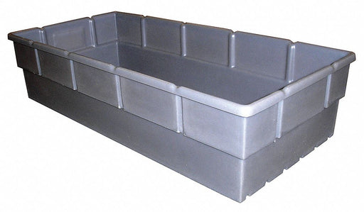 Storage Tote 48.5 in L 23 in W Gray