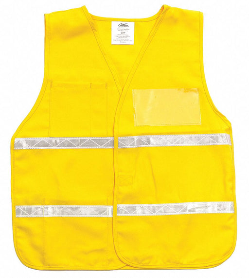 E4207 Safety Vest Yellow Legend Insert Univsl