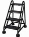F2129 Rolling Ladder Welded Platform 36In H