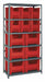 E1495 Bin Shlvng 18inx75inx36in Red