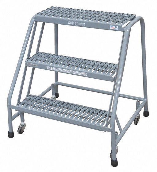 Rolling Ladder Welded Platform 30In H