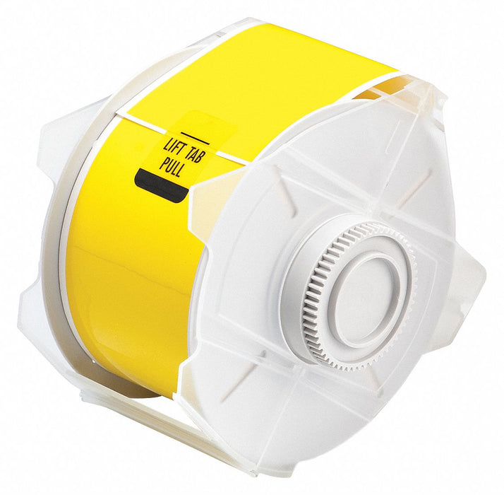 ContinuousLabelStock Yellow Gloss