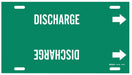 Pipe Marker Discharge 10 in H 24 in W