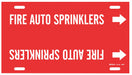 Pipe Mrkr Fire Auto Spnklrs 8in H 16in W