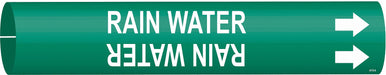 Pipe Marker Rain Water 13/16in H 4/5in W