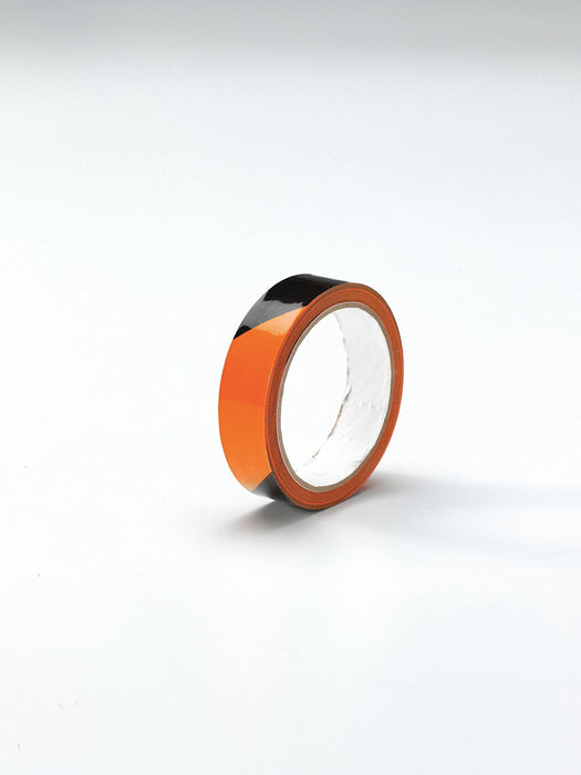 E0415 Floor Tape Black/Orange 1 inx54 ft Roll