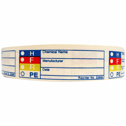 NFPA Label 4 in H 4 in W Vinyl PK100
