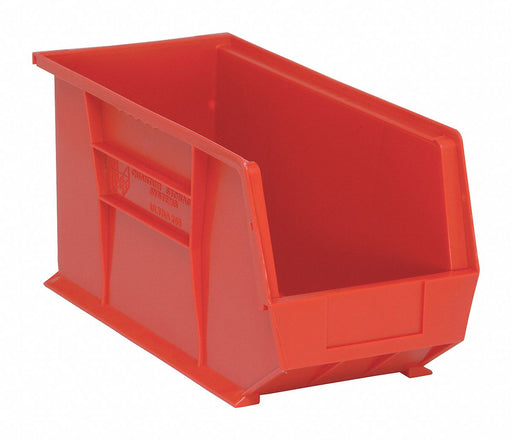 F0610 Hang and Stack Bin Red PP 9 in