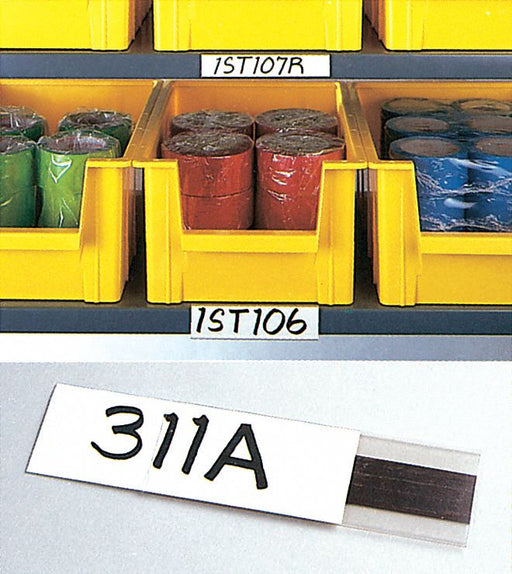 LabelHolder 6inL 0.5inW Clear PK12