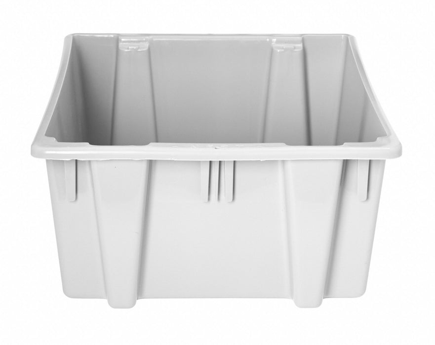 Stack and Nest Ctr Gray Solid Plastic