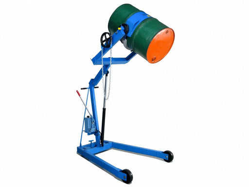 Drum Dumper 25 in W Steel Blue