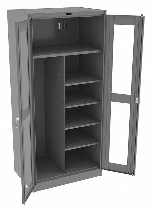 Storage Cabinet 78 x36 x24 MdGry 5Shlv